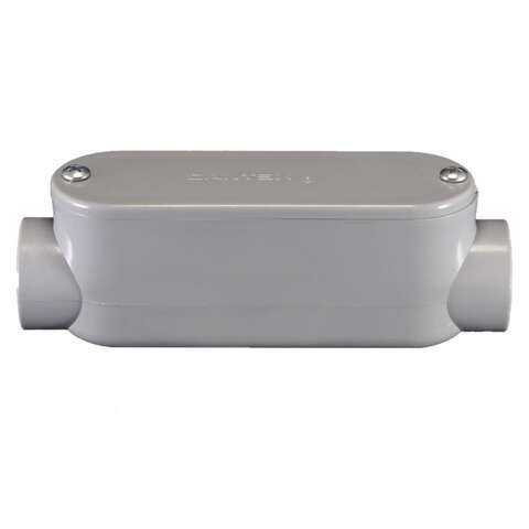 Cantex 3/4 in. D PVC Conduit Body For PVC 1 each