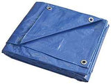 ProSource T1620BB90-BLU Tarpaulin, 20 ft L, 16 ft W, 5 mil Thick, Polyethylene, Blue