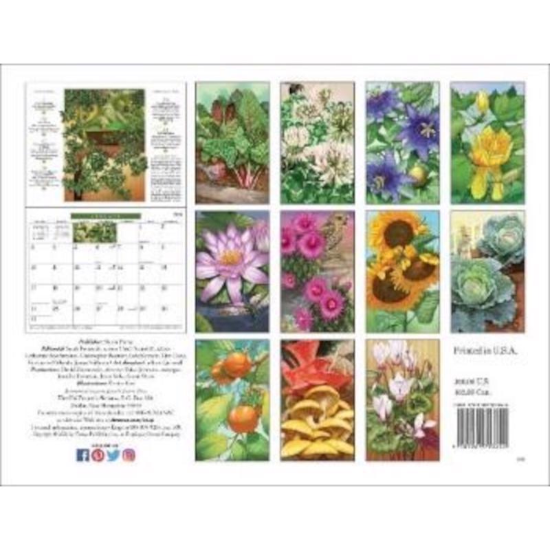 The Old Farmer's Almanac Yankee Publishing Gardening Calendar 2026 Calendar, Pack of 20