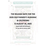 The Old Farmer's Almanac Yankee Publishing Gardening Calendar 2026 Calendar, Pack of 20
