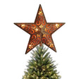 Celebrations Incandescent Assorted Glitter Star Tree Topper 9.75 in., Pack of 6