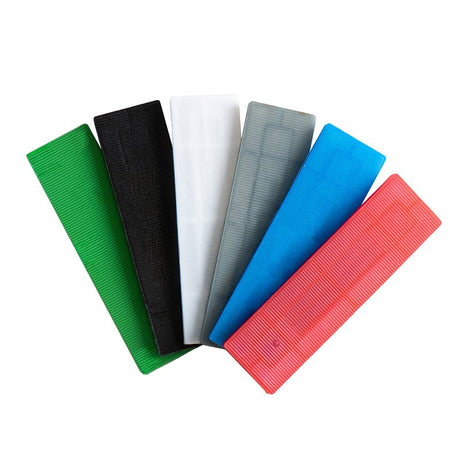 Broadfix FS60A-US Flat Shim, 1-1/8 in L, 4 in W, Polypropylene, Assorted