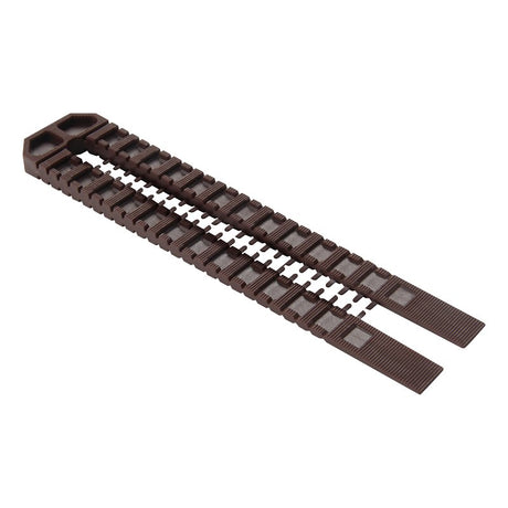 Broadfix SW14SW-US Double Snap Wedge Shim, 8 in L, 1-3/4 in W, Polypropylene, Green