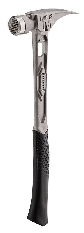 Stiletto TIBONE TIB15MC Hammer, 15 oz Head, Milled Face Head, Titanium Head, 17.34 in OAL