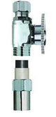 Plumb Pak PP32-2PCLF Straight Transition Valve, 1/2 x 3/8 in Connection, CPVC x Tube, CPVC Body