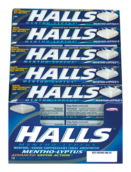 Halls Cold Remedy Lozenges 1 pk, Pack of 20