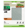 Gator 5162 Sanding Sheet, 4-1/2 in W, 5-1/2 in L, 80 Grit, Aluminum Oxide Abrasive