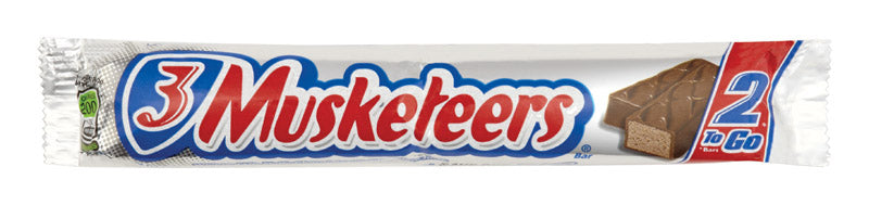 3 Musketeers Original Candy Bar 3.28 oz, Pack of 24