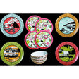 JR Products Camp Casual CC001 RV Camping 12 Piece Outdoor Dinnerware Dish Set