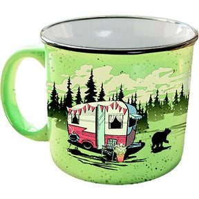 JR Products Camp Casual CC004G Mug, Beary Green