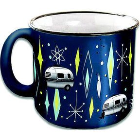JR Products Camp Casual CC004VB Mug, Vintage Blues