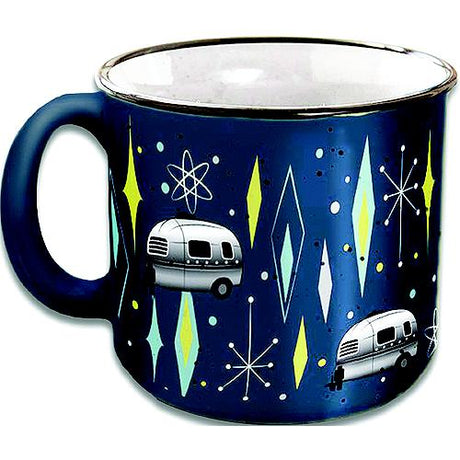 JR Products Camp Casual CC004VB Mug, Vintage Blues
