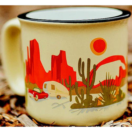 JR Products Camp Casual CC004Y Mug, Desert Dreamin'