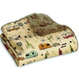 JR Products Camp Casual CC005RTG Throw, Road Trip, Gray