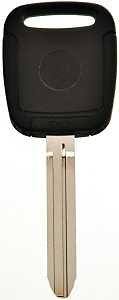 Hy-Ko 18TOY150 Key Blank, Brass/Plastic, Nickel, For: Lexus Vehicle Locks