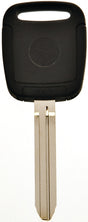 Hy-Ko 18TOY150 Key Blank, Brass/Plastic, Nickel, For: Lexus Vehicle Locks