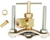 Plumb Pak PP25502LF Saddle Valve, 1/4 in OD Connection, Brass Body