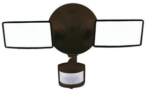 Halo TGS Series TGS2S402MSRB Motion Sensor Flood Light, 120 V, 20.9 W, LED Lamp, 2500 Lumens, 4000 K Color Temp