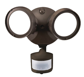 Halo TGS Series TGS2S402MRRB Motion Sensor Flood Light, 8 x 6.4 in Dimensions, 2500 Lumens, Bronze Fixture, 120 V