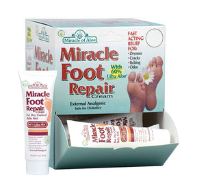 Miracle of Aloe Foot Repair Cream 1 pk, Pack of 12