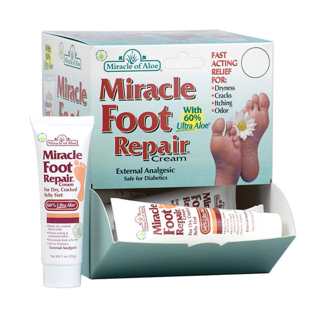 Miracle of Aloe Foot Repair Cream 1 pk, Pack of 12