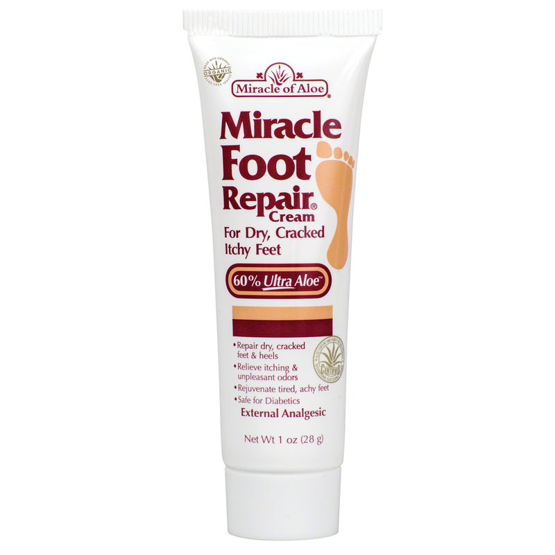 Miracle of Aloe Foot Repair Cream 1 pk, Pack of 12