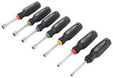 Vulcan SD-SET-3 Nut Driver Set, 7-Piece, Carbon Steel, Chrome, Black & Gray (Handle)