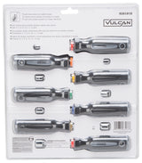 Vulcan SD-SET-4 Nut Driver Set, 7-Piece, Carbon Steel, Chrome, Black & Gray (Handle)