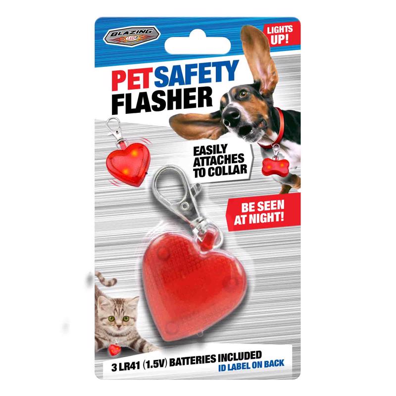 Blazing LEDz Pet Safety Flasher 1 pk, Pack of 24