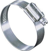 Ideal-Tridon Hy-Gear 68-0 Series 6812053 Interlocked Worm Gear Hose Clamp, #12, 1/2 to 1-1/4 in, Stainless Steel, Pack of 10