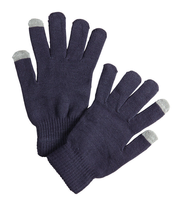 Diamond Visions One Size Fits All Acrylic Texting Assorted Gloves, Pack of 48