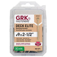 GRK Fasteners Deck Elite Series 39212 Deck Screw, 2-1/2 in L, Coarse Thread, Bugle Head, Torx Drive, 6-Point, 80