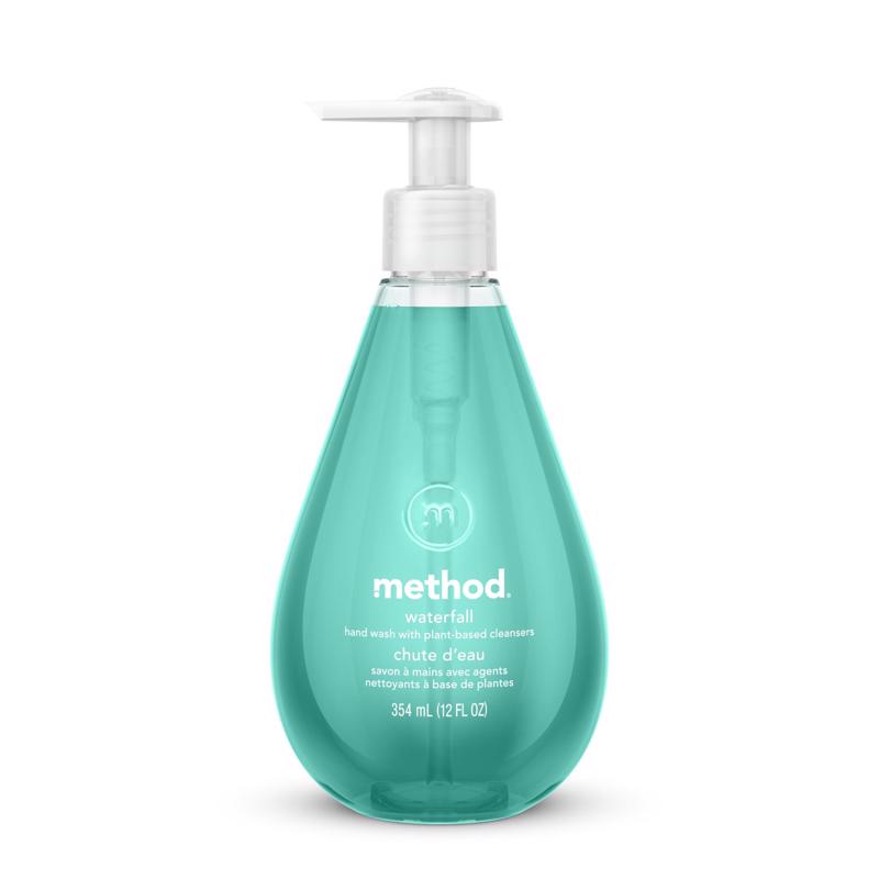 Method Waterfall Scent Gel Hand Wash 12 oz, Pack of 6