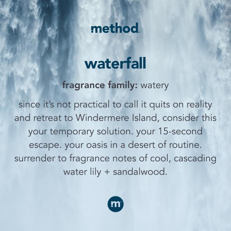Method Waterfall Scent Gel Hand Wash 12 oz, Pack of 6