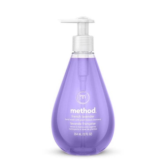 Method French Lavender Scent Gel Hand Wash 12 oz, Pack of 6