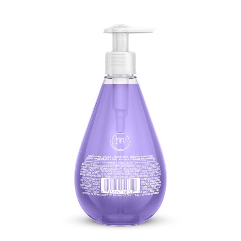 Method French Lavender Scent Gel Hand Wash 12 oz, Pack of 6