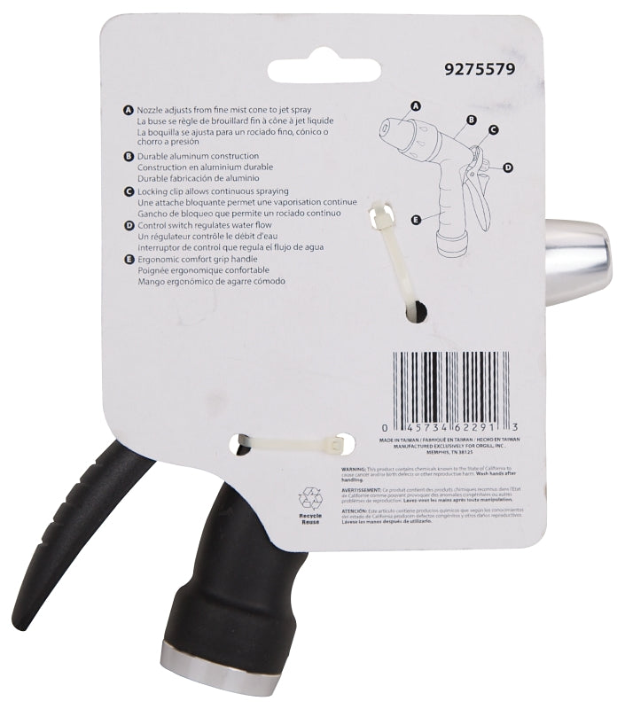 Westclox 47538A Alarm Clock, AAA Battery, LCD Display, Plastic Case, Black Case