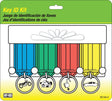 Hy-Ko KC143-4 Key Identification Tag Kit, Plastic