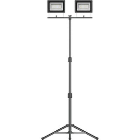 BELL LINK CL-TWL10K Work Light with Tripod, 120 V, 80 W, 2-Lamp, LED Lamp, 10,000 Lumens