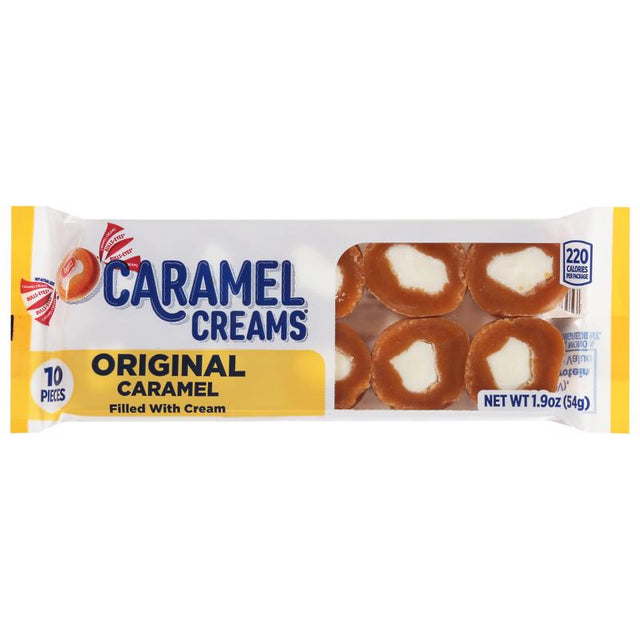 Goetze's Candy Caramel Creams Original Caramels 1.9 oz, Pack of 20
