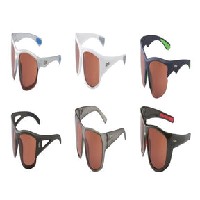Piranha U.S. Biker Unisex Assorted Frame Assorted Lens Sunglasses, Pack of 6
