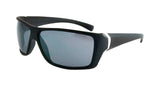 Piranha Urban Unisex Black Frame Gray Lens Sunglasses, Pack of 6