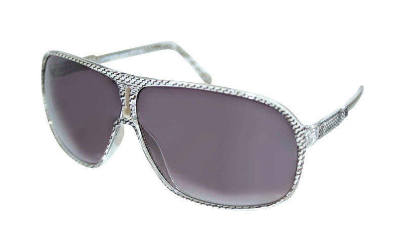 Piranha Retro Women's Silver Frame Gray Lens Sunglasses, Pack of 6