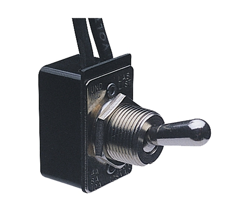 Calterm 41720 Switch, 75 A, 6/28 VDC, Lead Wire Terminal, Black