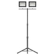 BELL LINK CL-TWL20K Work Light with Tripod, 120 V, 170 W, 2-Lamp, LED Lamp, 20,000 Lumens