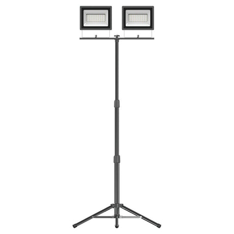 BELL LINK CL-TWL20K Work Light with Tripod, 120 V, 170 W, 2-Lamp, LED Lamp, 20,000 Lumens