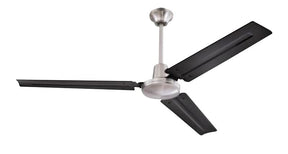 Westinghouse Jax Series 7800300 Ceiling Fan, 3-Blade, Black Blade, Steel Blade, 4-Speed