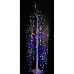 J Hofert 5334 Willow Tree, White, Multi Lights, 5 ft H, Pack of 4