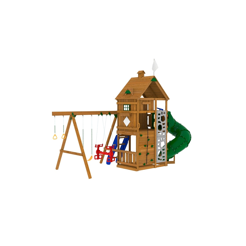 Playstar PS 7716 Series Build It Yourself Playset Kit, Specifications: 18 sq-ft Play Deck, 12 Activities