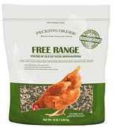 Pecking Order 009353 Free Range Blend with Boonworms, 10 lb Bag